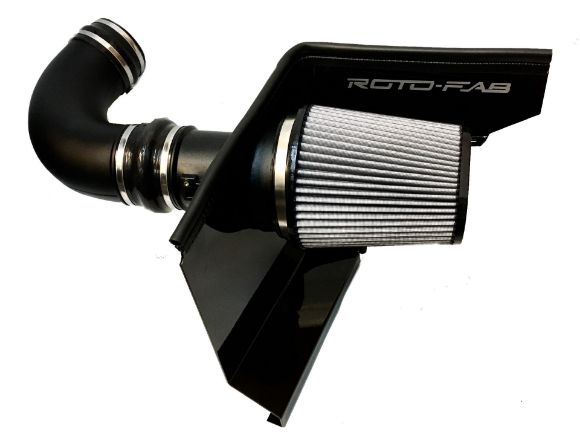 Cold Air Intake 2010-15 Camaro V8 Dry Filter Roto-fab