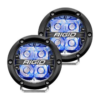 Picture of 360-SERIES 4" LED OE OFF-ROAD FOG LIGHT SPOT BEAM BLU BACKLIGHT|PAIR