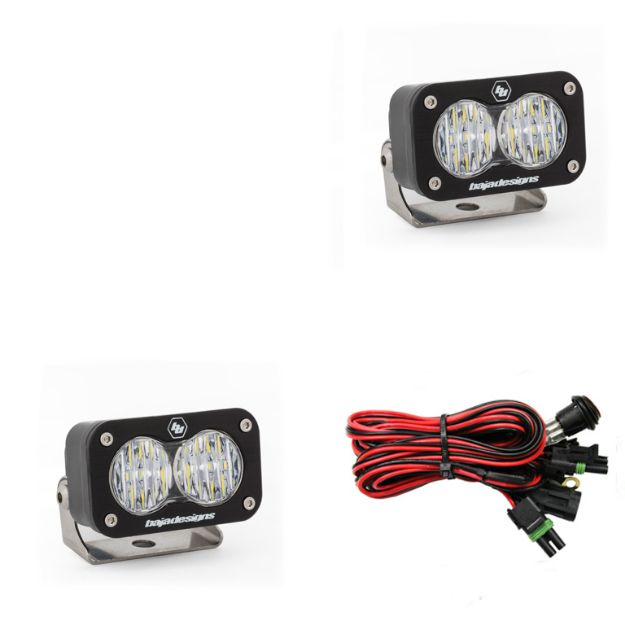 Picture of Baja Designs - 547805 - S2 Sport Black LED Auxiliary Light Pod Pair