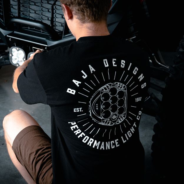 Picture of Baja Designs - 980046 - Baja Designs Performance Light Mens T-Shirt