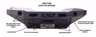 Picture of GX LEXUS FRONT BUMPER 03-09