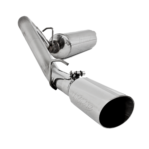 Picture of Cat Back Exhaust System Single Side Aluminized Steel For 00-06 Jeep Wrangler TJ Inline-4 2.5L, Inline-6 4.0L MBRP