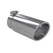 Picture of Exhaust Tip 4 Inch O.D. Angled Rolled End 3 1/2 Inch Inlet 12 Inch Length T304 Stainless Steel MBRP