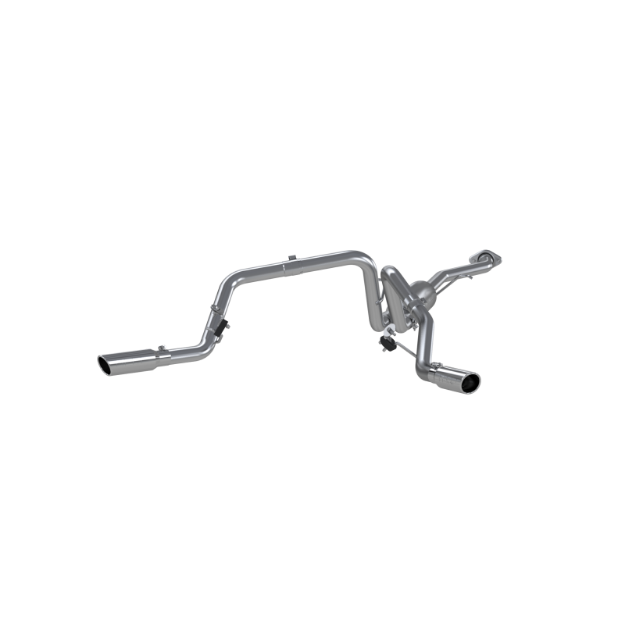 Picture of Cat Back Exhaust System Dual Split Side Aluminized Steel For 03-07 Silverado/Sierra 1500 Classic 4.8/5.3L Ext/Crew Cab MBRP