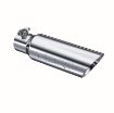 Picture of Exhaust Tail Pipe Tip 3 1/2 Inch O.D. Dual Wall Angled 2 1/2 Inch Inlet 12 Inch Length T304 Stainless Steel MBRP
