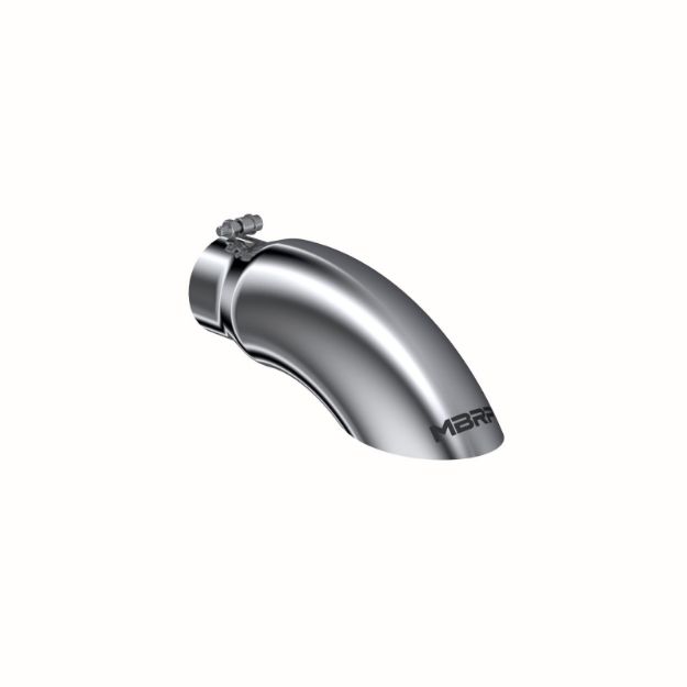 Picture of Exhaust Tail Pipe Tip 5 Inch O.D. Turn Down 4 Inch Inlet 14 Inch Length T304 Stainless Steel MBRP