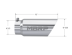 Picture of Exhaust Tail Pipe Tip 5 Inch O.D. Dual Wall Angled 4 Inch Inlet 12 Inch Length T304 Stainless Steel MBRP