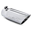 Picture of Exhaust Tail Pipe Tip 5 Inch O.D. Dual Wall Angled 4 Inch Inlet 12 Inch Length T304 Stainless Steel MBRP