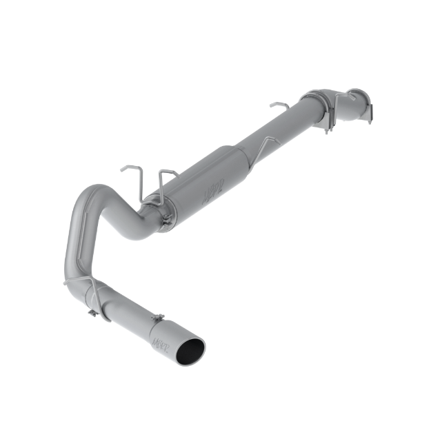 Picture of 4 Inch Cat Back Exhaust System Single Side Stock Cat Exit Aluminized Steel For 03-07 Ford F-250/350 6.0L Extended Cab/Crew Cab MBRP