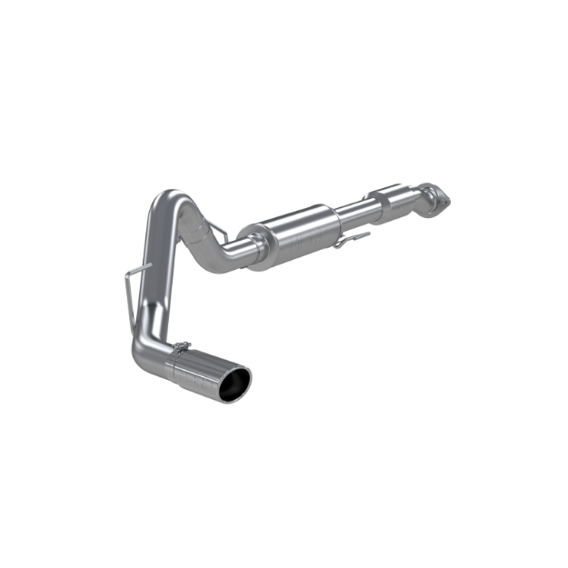 Picture of 3 1/2 Inch Cat Back Exhaust System Single Exit For 11-14 Ford F-150 Raptor 6.2L Crew Cab/Short Bed Extended Cab Short Bed Aluminized Steel MBRP