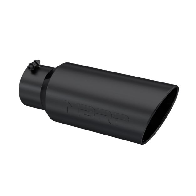 Picture of Exhaust Tip 7 Inch O.D. Rolled End 5 Inch Inlet 18 Inch Length Black Finish MBRP