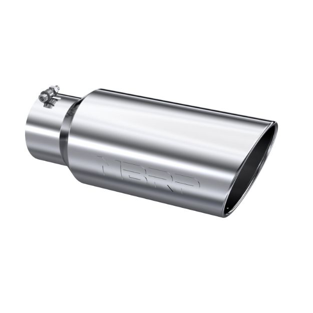 Picture of Exhaust Tip 7 Inch O.D. Rolled End 5 Inch Inlet 18 Inch Length T304 Stainless Steel MBRP