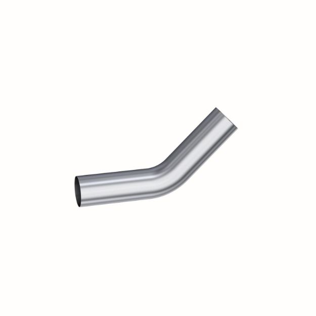 Picture of 5 Inch 45 Degree Bend Exhaust Pipe 12 Inch Legs Aluminized Steel MBRP