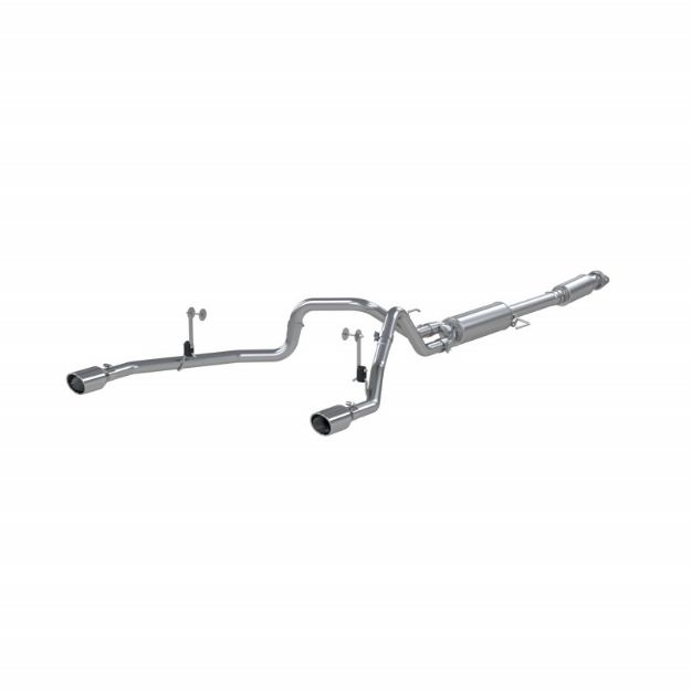 Picture of 21-Up Ford F-150 Aluminized Steel 3 Inch Cat-Back 2.5 Inch Dual Split Rear Exhaust System MBRP
