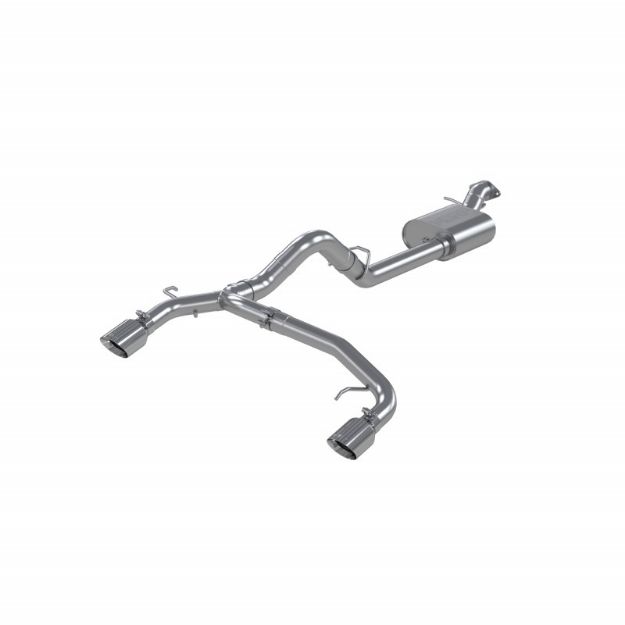 Picture of 21-23 Ford Bronco 2.3L/2.7L EcoBoost 2/4-Door Aluminized Steel 3 Inch Cat-Back Dual Split Rear MBRP