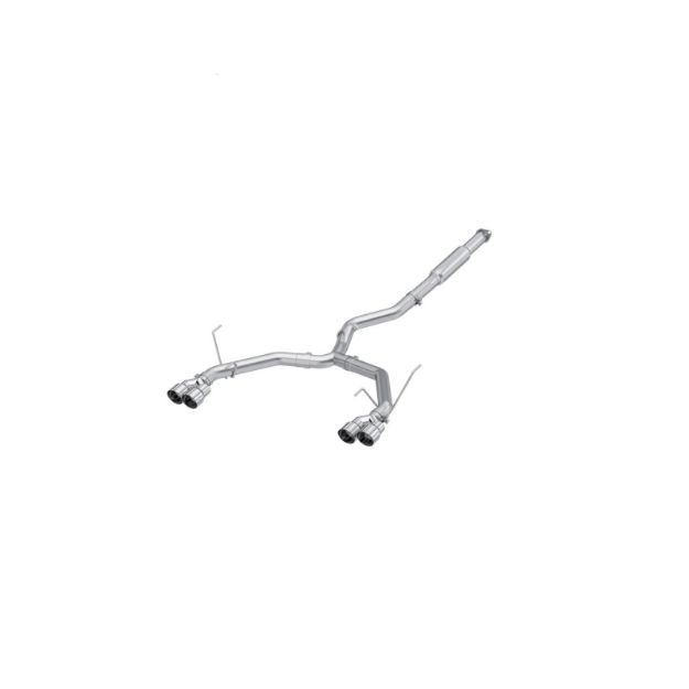 Picture of 22-Up Subaru WRX 2.4L T304 Stainless Steel 3 Inch Cat-Back Dual Split Rear Quad Tips Race Profile MBRP