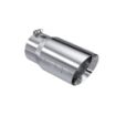 Picture of Exhaust Tail Pipe Tip 6 Inch O.D. Dual Wall Angled 5 Inch Inlet 12 Inch Length T304 Stainless Steel MBRP