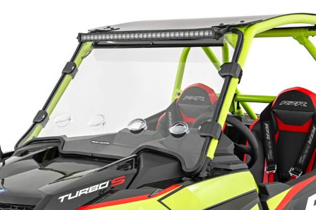 Picture of Vented Full Windshield Scratch Resistant 19-21 Polaris RZR Turbo S Rough Country