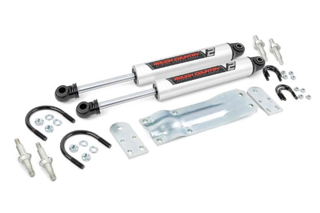 Picture of V2 Steering Stabilizer Dual 69-87 GMC C15/K15 Truck/73-91 Half-Ton Suburban Rough Country