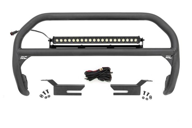 Picture of Nudge Bar 20 Inch Black Series Single Row LED 21-22 Ford Bronco 4WD Rough Country