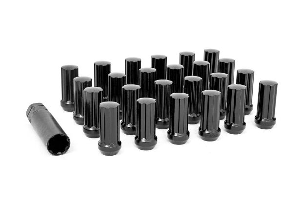 Picture of M12 x 1.5 Lug Nut Set of 24 Black Rough Country