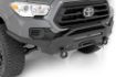 Picture of Front Bumper Hybrid with 12000 Lb Pro Series Winch Synthetic Rope and 20 Inch DRL LED Light Bar 16-22 Toyota Tacoma Rough Country
