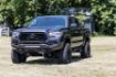 Picture of Front Bumper Hybrid with 12000-Lb Pro Series Winch Black Series with White DRL LED Light Bar 16-22 Toyota Tacoma 4WD Rough Country