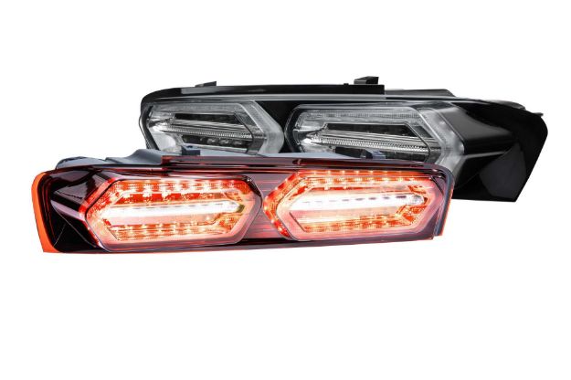 Picture of XB LED Tails: Chevrolet Camaro (16-18) (Pair / Facelift / Red)
