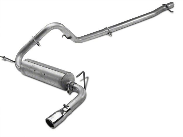 Picture of Jeep JK Cat Back Exhaust System Single Rear Exit For 12-18 Wrangler Rubicon JK 3.6L 2/4 Door MBRP