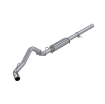 Picture of 3 1/2 Inch Cat Back Exhaust System Single Side Exit for 11-13 Silverado/Sierra 1500 6.2L V8 Aluminized Steel MBRP