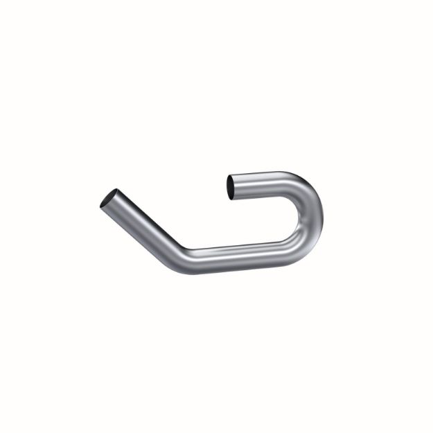 Picture of 4 Inch 180 and 45 Degree Bend Exhaust Pipe 12 Inch Legs Aluminized Steel MBRP