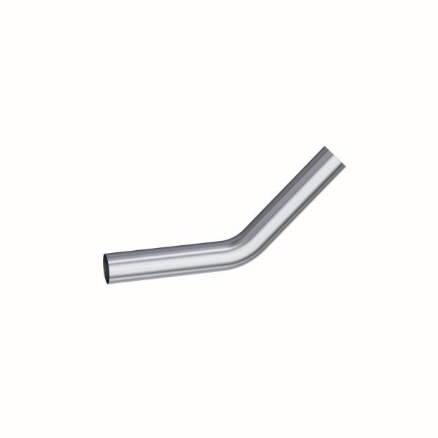 Picture of 3.5 Inch Exhaust Pipe 45 Degree Bend 12 Inch Legs Aluminized Steel MBRP