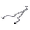 Picture of 15-23 Dodge Challenger Aluminized Steel 3 Inch Dual Cat Back Quad Tips (Street Version) Exhaust System MBRP