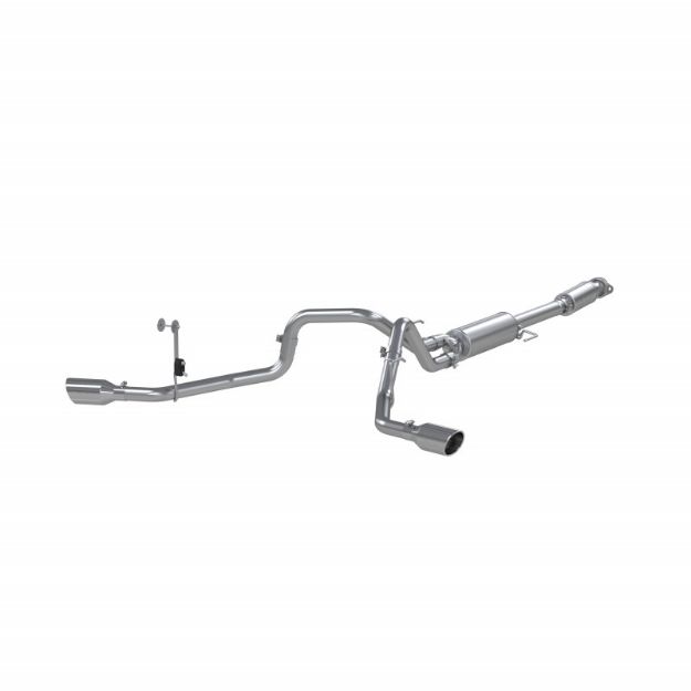 Picture of 21-22 Ford F-150 Aluminized Steel 3 Inch Cat-Back 2.5 Inch Dual Split Side Exhaust System MBRP