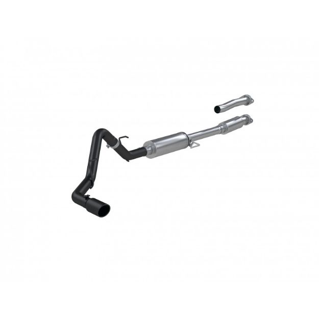 Picture of 21-22 Ford F-150 Black Coated Aluminized Steel 3 Inch Cat-Back Single Side Exhaust System MBRP