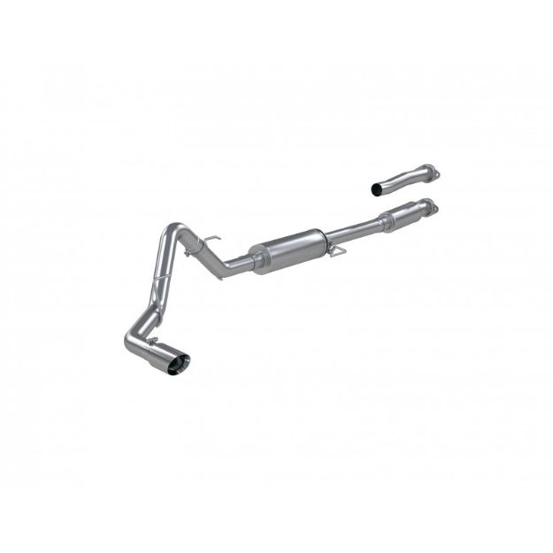 Picture of 21-22 Ford F-150 Pro Series T304 Stainless Steel 3 Inch Cat-Back Single Side Exhaust System MBRP