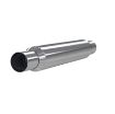Picture of Exhaust Resonator Universal 2.25 Inch Inlet/Outlet 22 Inch Body 26 Inch Overall T304 Stainless Steel MBRP