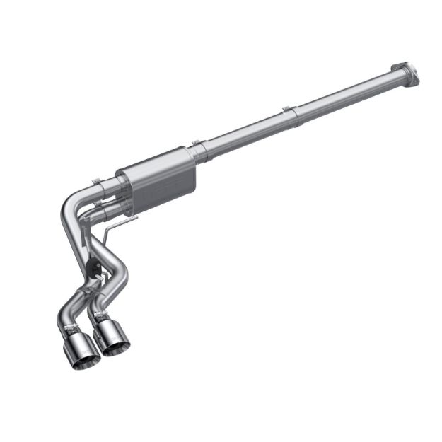 Picture of Aluminized Steel 3 inch Cat-Back 2.5 inch Dual Pre-Axle (Race Profile) 21-22 F-150 MBRP