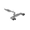 Picture of T304 Stainless Steel 3 inch Cat-Back Active Quad Rear Exit with Carbon Fiber Tips MBRP