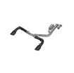 Picture of 21-22 Ford Bronco Sport 1.5L/ 2.0L EcoBoost BLK Series Black Coated Aluminized Steel 2.5 Inch Resonator-Back Dual Split Rear Exit MBRP Exhaust System