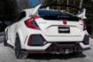 Picture of 2017-2021 Honda Civic Type R 2.0L T304 Stainless Steel 3 Inch Cat-Back Triple Rear Outlet Carbon Fiber Tips MBRP
