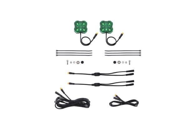 Picture of Stage Series Single-Color LED Rock Light Green M8 (2-pack) Diode Dynamics