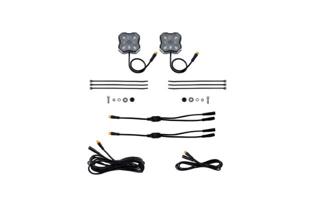 Picture of Stage Series Single-Color LED Rock Light White Diffused M8 (2-pack) Diode Dynamics