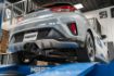 Picture of 2019-2021 Hyundai Veloster Pro Series 3 Inch Cat Back Dual Split Center Rear Exit T304 Stainless Steel with Carbon Fiber Tips MBRP