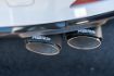 Picture of T304 Stainless Steel 2.5 Inch Resonator Back Dual Rear Quad Carbon Fiber Tips 18-Up Audi S5 Coupe/S4 Sedan MBRP