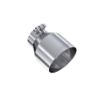 Picture of T304 Stainless Steel Tip 3 inch ID 5 inch OD Out 6.5 inch Length Angle Cut Single Wall MBRP