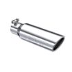 Picture of Exhaust Tip 3 1/2 Inch O.D. Angled Rolled End 2 1/2 Inch Inlet 12 Inch Length T304 Stainless Steel MBRP