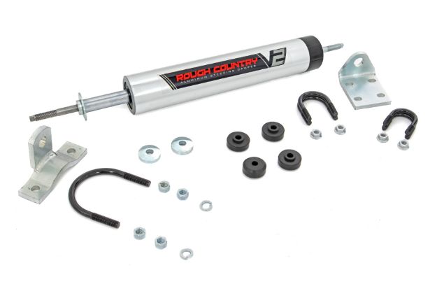 Picture of V2 Steering Stabilizer 76-86 Jeep CJ 7 4WD Rough Country
