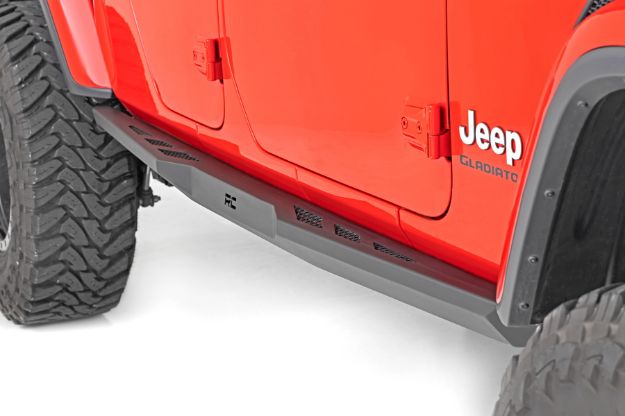 Picture of Rock Sliders Heavy Duty l 20-22 Jeep Gladiator JT 4WD Rough Country
