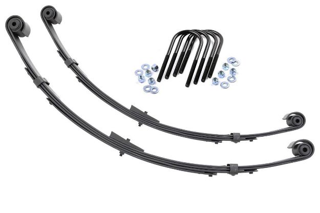 Picture of Rear Leaf Springs Military Wrap 4 Inch Lift Pair 87-95 Jeep Wrangler YJ Rough Country